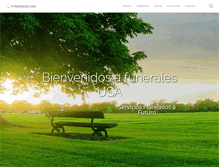 Tablet Screenshot of funerales-usa.com